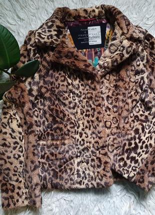 Шикарна леопардова шубка! тренд сезону! franca luca!