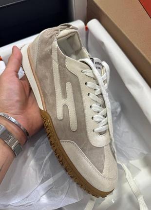 Замшевые кроссовки эрмесс люкс