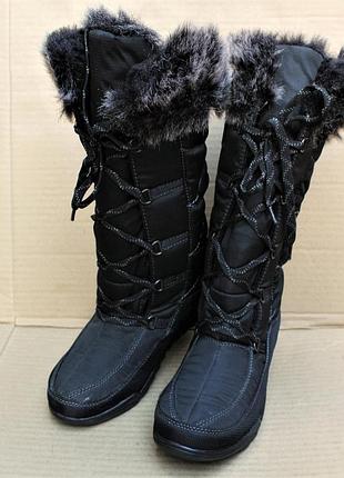 Дутики зимние kamik porto nk2088-cob waterproof оригинал новые р.37 черные