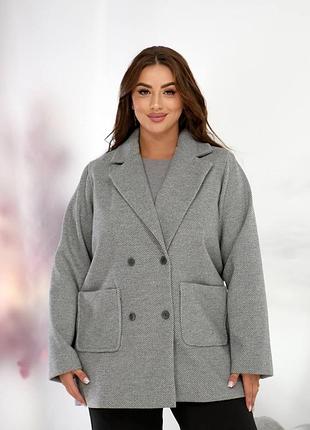 Женское кашемировое пальто до 58 размера