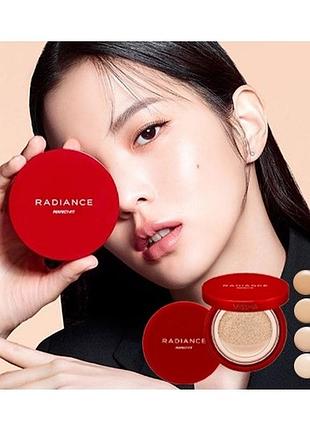 Тональная основа-кушон missha radiance perfect-fit cushion foundation spf50+ pa+++