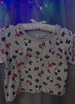 Футболка вкорочена mickey mouse