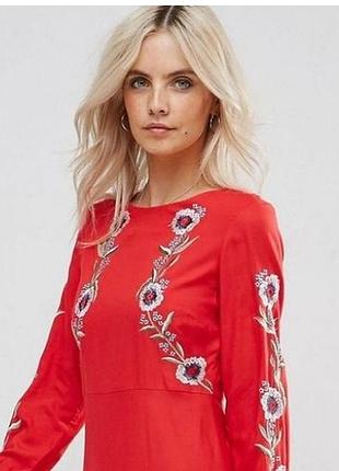 Платье с большой молнией на спине вискоза от new look