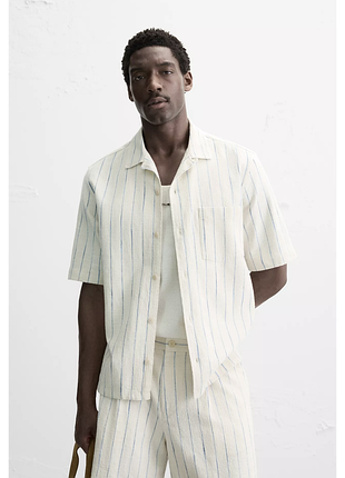 Смугаста сорочка zara