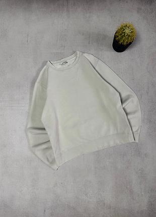 Світшот кофта біла люксова sandro з вишитим логотипом оригінал