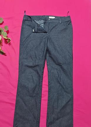 Женские джинсовые брюки, укороченные, леопардовый принт на обороте