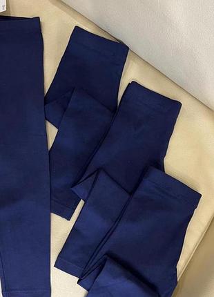 Лосини від m&s на дівчинку 3-4 роки ріст 104 сині 2