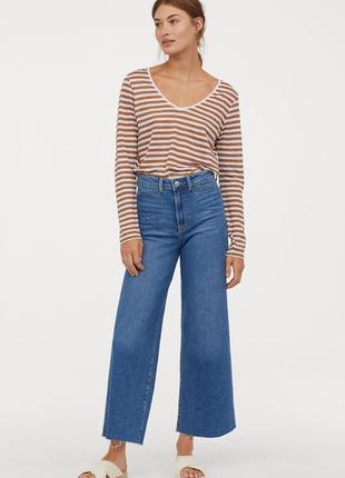 Модні джинси h&m culotte high ankle розмір 38