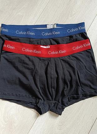 Труси чоловічі базові чорні боксерки котонові calvin klein m м 10 38 46
