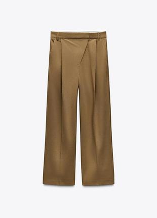 Стильные брюки с асимметричным передом 5030/400/510 zara