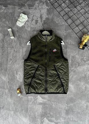 🍂 повседневная мужская осеняя жилетка nike old school premium 🔝