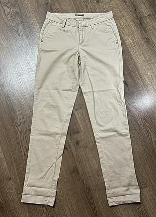 Класичні жіночі/підліткові штани orsay, розмір s/xs, бежеві жіночі штани