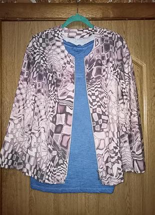 Красивый лёгкий жакет,44-46разм.