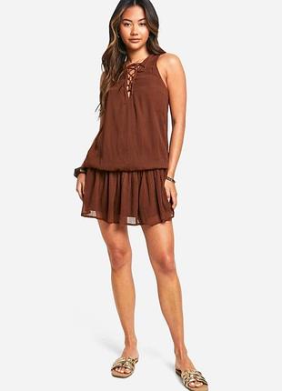 Шифонова сукня міні
