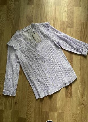 Блуза сорочка жатка у смужку tu