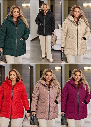 8 цветов стеганая удлиненная куртка с капюшоном, курточка на синтепоне с карманами и манжетами