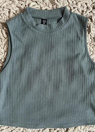 Яскравий та стильний бірюзовий топ shein curve у розмірі 3xl.