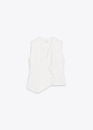 Асимметричной жилет zara