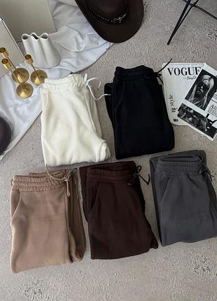 Дуже теплі флісові жіночі штани,  джогери фліс