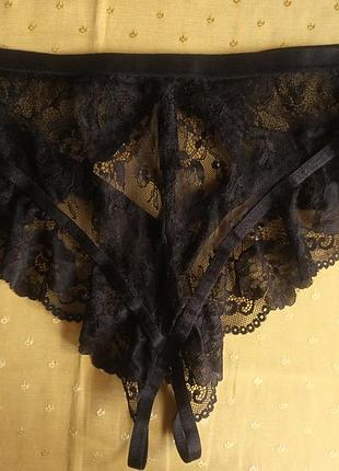Трусики кружевные эротические, с доступом, ann summers 42-44