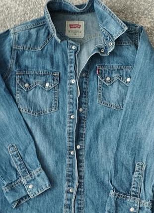 Джинсова сорочка levi's