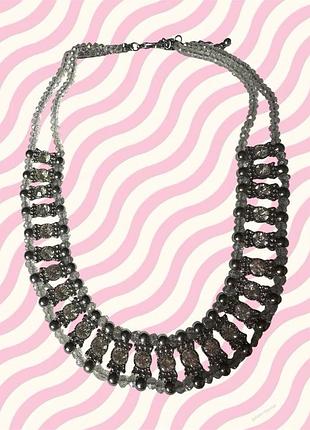 Колье хрусталь