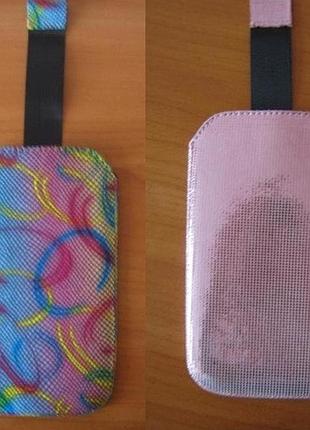 Чохол-кишеня для мобільного телефона, чохол для маленького телефона, 100% натуральна шкіра