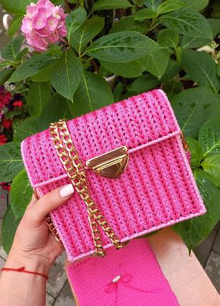 Жіноча сумочка рожева