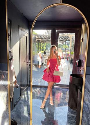 Сукня пишна рожева