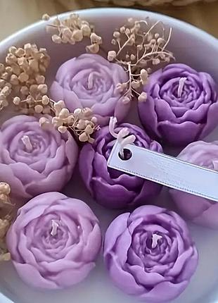 Силіконова форма піончик 🌺