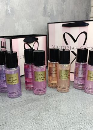 Мини-мисты(pure seduction, love spell, bare vanilla, velvet petals). victoria's secret.оригінал 🇺🇸