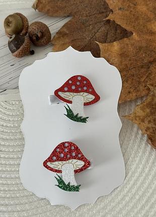 Набір заколок для волосся мухомор