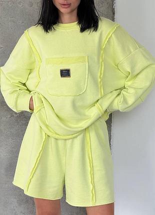 Стильный качественный костюм петля без катышка 2 цвета