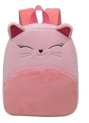 Гарний рюкзак з принтом кота