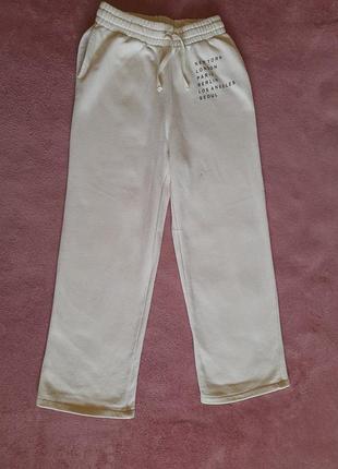 Спортивные утепленные брюки h&amp;m на рост 140 см