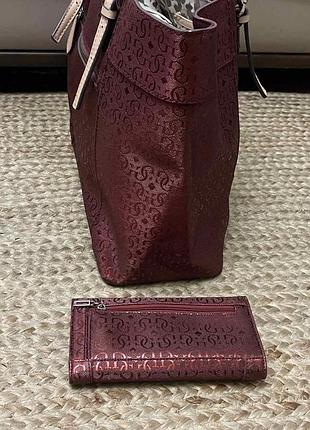 Оригинальная сумка с кошельком guess 4