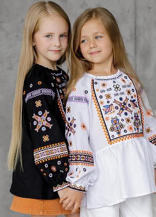 Вышиванка для девочек пишущая 116-128