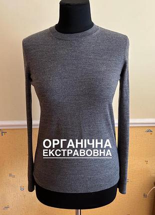 Джемпер лонгслів вовна arket , xs-s