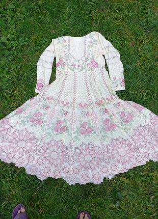 Платье индийская анаркали сари сары