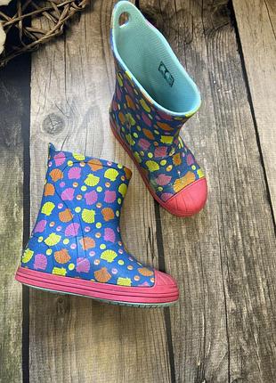 Гумові чоботи для дівчини від crocs c12