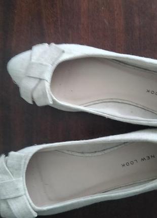 Балеткие 37 размера, лен. состояние новых