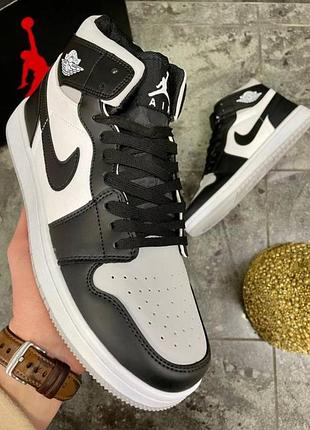 Мужские демисезонные кроссовки nike jordan retro 41-45р. натуральная кожа, вьетнам, прошитые