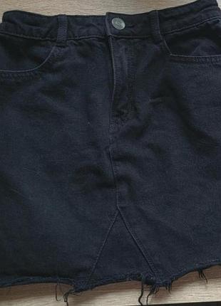 Юбка джинсовая