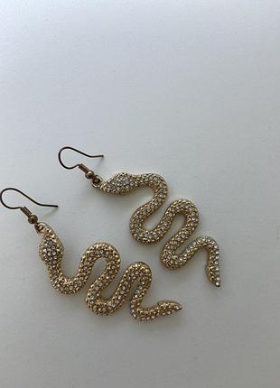 Серьги змея