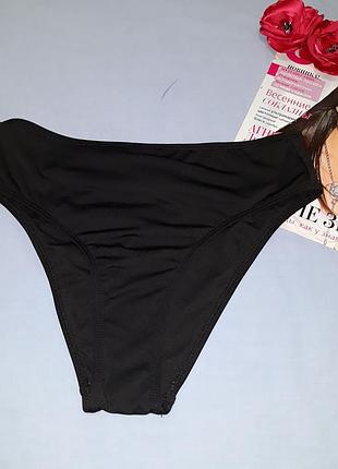 Низ от купальника женские плавки размер 44-46 / 10-12 черный бикини