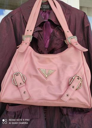 Розовая сумочка, размер 34*24