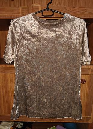 Велюрова футболка