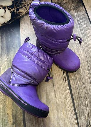 Чоботи для дівчинки с12 від crocs