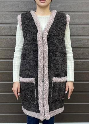 Жилетка из овчины
