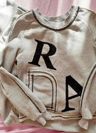 Костюм утепленный luzana для девочки свитшот и штаны